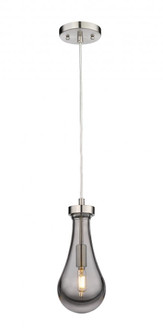 Owego - 1 Light - 5 inch - Satin Nickel - Pendant (3442|451-1P-SN-G451-5SM)