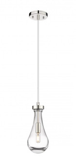 Owego - 1 Light - 5 inch - Polished Nickel - Pendant (3442|451-1P-PN-G451-5CL)