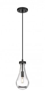 Owego - 1 Light - 5 inch - Matte Black - Pendant (3442|451-1P-BK-G451-5CL)