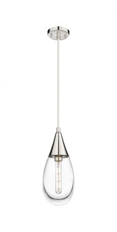 Malone - 1 Light - 6 inch - Polished Nickel - Pendant (3442|450-1P-PN-G450-6CL)