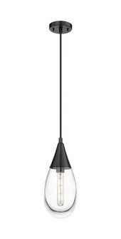 Malone - 1 Light - 6 inch - Matte Black - Pendant (3442|450-1P-BK-G450-6CL)