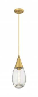 Malone - 1 Light - 6 inch - Brushed Brass - Pendant (3442|450-1P-BB-G450-6CL)