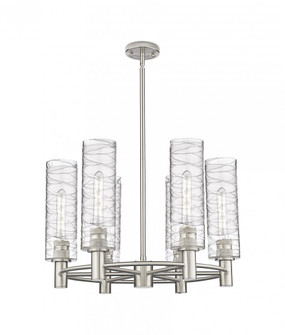 Crown Point - 6 Light - 24 inch - Satin Nickel - Chandelier (3442|434-6CR-SN-G434-12DE)