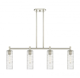Crown Point - 4 Light - 44 inch - Polished Nickel - Island Light (3442|434-4I-PN-G434-12DE)