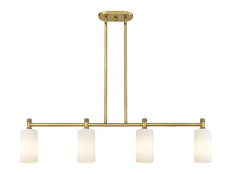 Crown Point - 4 Light - 44 inch - Brushed Brass - Island Light (3442|434-4I-BB-G434-7WH)