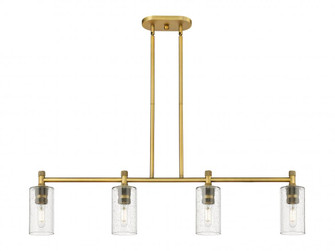 Crown Point - 4 Light - 44 inch - Brushed Brass - Island Light (3442|434-4I-BB-G434-7SDY)