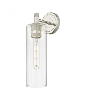 Crown Point - 1 Light - 5 inch - Polished Nickel - Sconce (3442|434-1W-PN-G434-12CL)