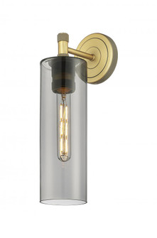 Crown Point - 1 Light - 5 inch - Brushed Brass - Sconce (3442|434-1W-BB-G434-12SM)