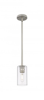 Crown Point - 1 Light - 5 inch - Satin Nickel - Pendant (3442|434-1S-SN-G434-7CL)