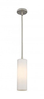 Crown Point - 1 Light - 5 inch - Satin Nickel - Pendant (3442|434-1S-SN-G434-12WH)