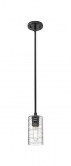 Crown Point - 1 Light - 5 inch - Matte Black - Pendant (3442|434-1S-BK-G434-7DE)