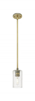 Crown Point - 1 Light - 5 inch - Brushed Brass - Pendant (3442|434-1S-BB-G434-7SDY)