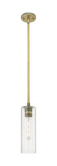 Crown Point - 1 Light - 5 inch - Brushed Brass - Pendant (3442|434-1S-BB-G434-12SDY)