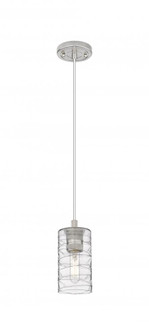 Crown Point - 1 Light - 5 inch - Satin Nickel - Cord Hung - Pendant (3442|434-1P-SN-G434-7DE)