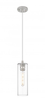 Crown Point - 1 Light - 5 inch - Satin Nickel - Pendant (3442|434-1P-SN-G434-12CL)