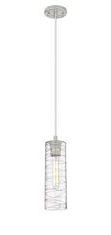 Crown Point - 1 Light - 5 inch - Satin Nickel - Cord Hung - Pendant (3442|434-1P-SN-G434-12DE)