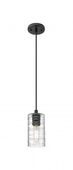 Crown Point - 1 Light - 5 inch - Matte Black - Pendant (3442|434-1P-BK-G434-7DE)