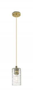 Crown Point - 1 Light - 5 inch - Brushed Brass - Pendant (3442|434-1P-BB-G434-7DE)
