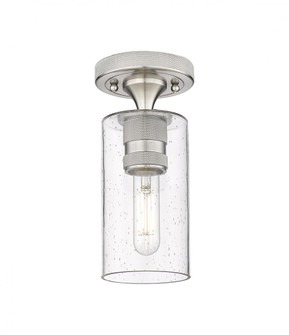 Crown Point - 1 Light - 5 inch - Satin Nickel - Flush Mount (3442|434-1F-SN-G434-7SDY)