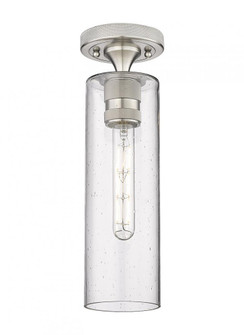 Crown Point - 1 Light - 5 inch - Satin Nickel - Flush Mount (3442|434-1F-SN-G434-12SDY)