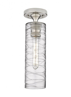Crown Point - 1 Light - 5 inch - Satin Nickel - Flush Mount (3442|434-1F-SN-G434-12DE)