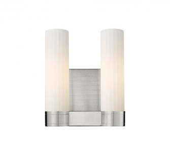 Empire - 2 Light - 11 inch - Satin Nickel - Bath Vanity Light (3442|429-2W-SN-G429-11WH)