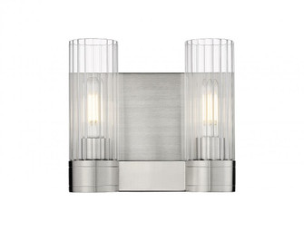 Empire - 2 Light - 11 inch - Satin Nickel - Bath Vanity Light (3442|429-2W-SN-G429-8CL)