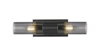 Empire - 2 Light - 5 inch - Matte Black - Bath Vanity Light (3442|429-2WL-BK-G429-8SM)