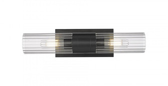Empire - 2 Light - 5 inch - Matte Black - Bath Vanity Light (3442|429-2WL-BK-G429-8CL)