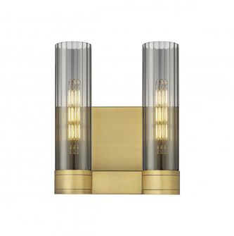 Empire - 2 Light - 11 inch - Brushed Brass - Bath Vanity Light (3442|429-2W-BB-G429-11SM)
