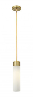 Empire - 1 Light - 3 inch - Brushed Brass - Pendant (3442|429-1S-BB-G429-11WH)