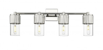 Bolivar - 4 Light - 31 inch - Polished Nickel - Bath Vanity Light (3442|428-4W-PN-G428-7CL)