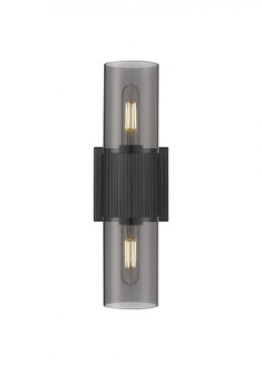 Bolivar - 2 Light - 5 inch - Matte Black - Bath Vanity Light (3442|428-2WL-BK-G428-7SM)