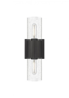 Bolivar - 2 Light - 5 inch - Matte Black - Bath Vanity Light (3442|428-2WL-BK-G428-7SDY)
