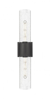 Bolivar - 2 Light - 5 inch - Matte Black - Bath Vanity Light (3442|428-2WL-BK-G428-12SDY)