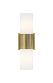 Bolivar - 2 Light - 5 inch - Brushed Brass - Bath Vanity Light (3442|428-2WL-BB-G428-7WH)