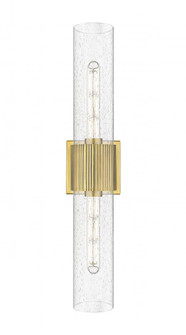 Bolivar - 2 Light - 5 inch - Brushed Brass - Bath Vanity Light (3442|428-2WL-BB-G428-12SDY)