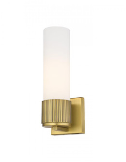 Bolivar - 1 Light - 5 inch - Brushed Brass - Sconce (3442|428-1W-BB-G428-12WH)