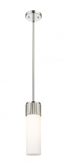 Bolivar - 1 Light - 5 inch - Polished Nickel - Pendant (3442|428-1S-PN-G428-12WH)