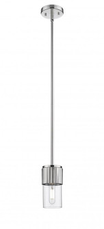 Bolivar - 1 Light - 5 inch - Polished Nickel - Pendant (3442|428-1S-PN-G428-7CL)