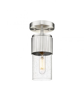 Bolivar - 1 Light - 5 inch - Satin Nickel - Semi-Flush Mount (3442|428-1F-SN-G428-7SDY)