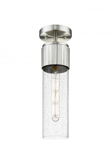 Bolivar - 1 Light - 5 inch - Satin Nickel - Semi-Flush Mount (3442|428-1F-SN-G428-12SDY)