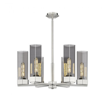 Claverack - 6 Light - 28 inch - Satin Nickel - Chandelier (3442|427-6CR-SN-G427-14SM)