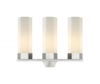 Claverack - 3 Light - 22 inch - Satin Nickel - Bath Vanity Light (3442|427-3W-SN-G427-14WH)