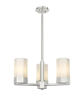 Claverack - 3 Light - 22 inch - Satin Nickel - Pendant (3442|427-3CR-SN-G427-9WH)