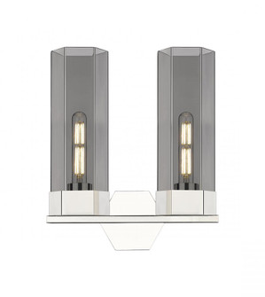 Claverack - 2 Light - 13 inch - Polished Nickel - Bath Vanity Light (3442|427-2W-PN-G427-14SM)