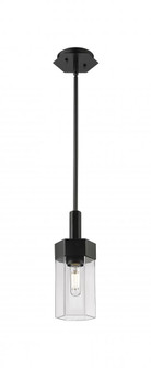 Claverack - 1 Light - 6 inch - Matte Black - Pendant (3442|427-1S-BK-G427-9CL)