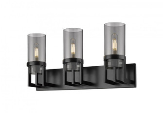 Utopia - 3 Light - 5 inch - Matte Black - Bath Vanity Light (3442|426-3W-BK-G426-8SM)