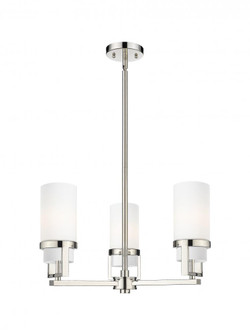 Utopia - 3 Light - 22 inch - Polished Nickel - Pendant (3442|426-3CR-PN-G426-8WH)