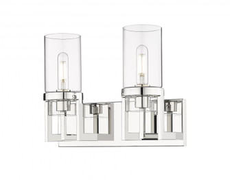 Utopia - 2 Light - 15 inch - Polished Nickel - Bath Vanity Light (3442|426-2W-PN-G426-8CL)